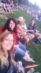 Me, Mare, Danny and Evan at the Royal Gorge Bridge & Park for the Dirty Heads concert